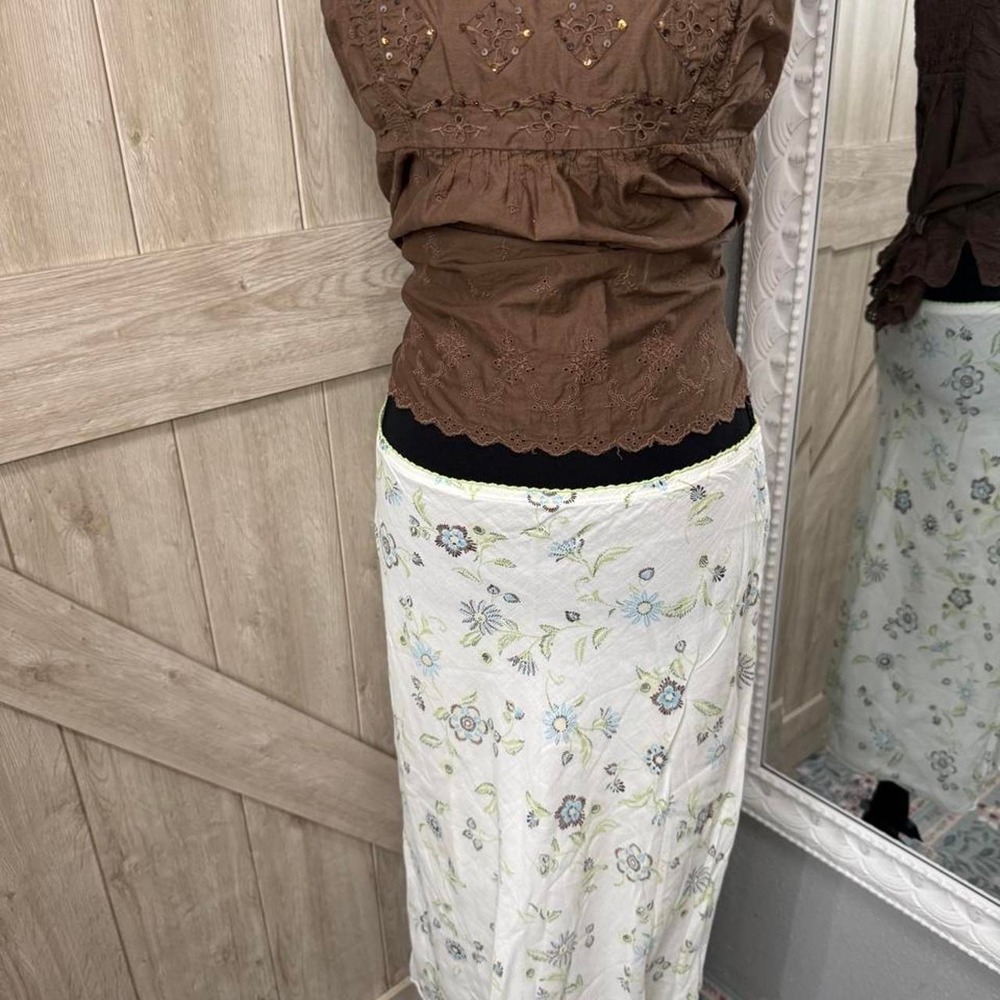 🌸 VINTAGE FLORAL MIDI/MAXI SLIP SKIRT 🌸